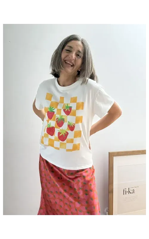 Camiseta Fresas