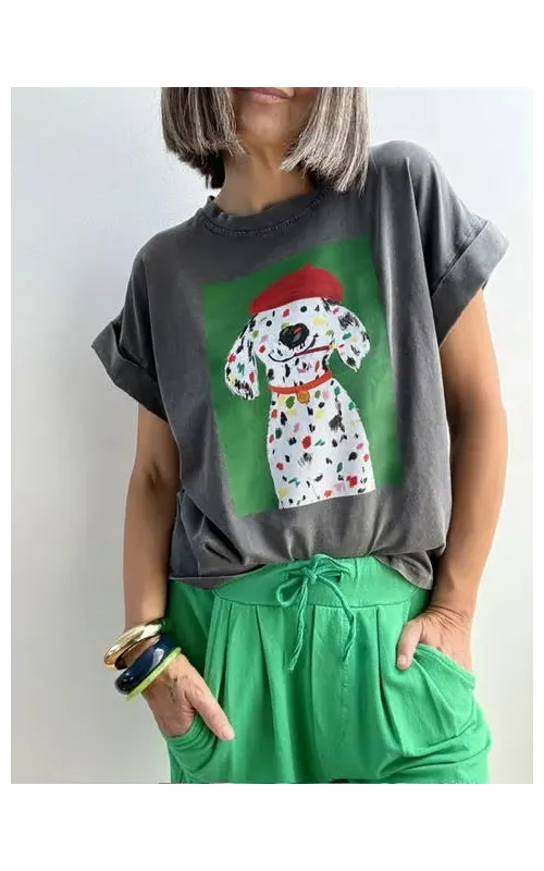 Camiseta Perrito Pintor