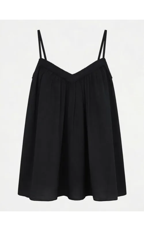 Top Flecos Negro