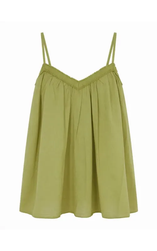 Top Flecos Verde