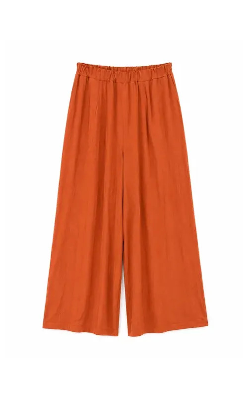 Pantalón Ancho con Caída Caldera