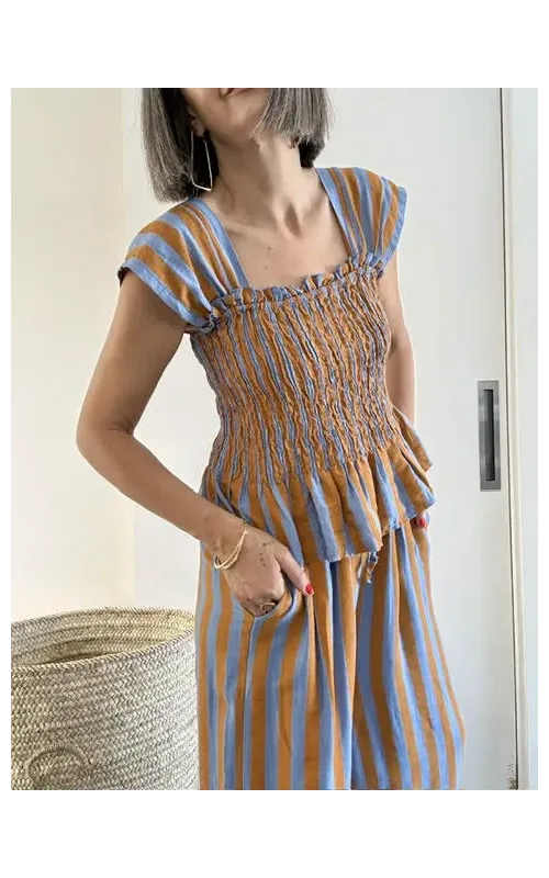 Pantalón Rayado con Cordón A/O