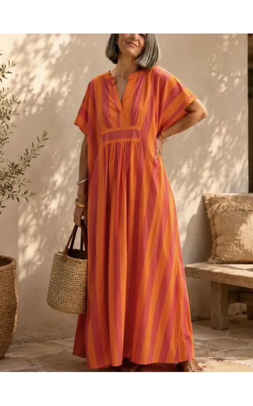 Kaftan  Oversize Rayas N/R