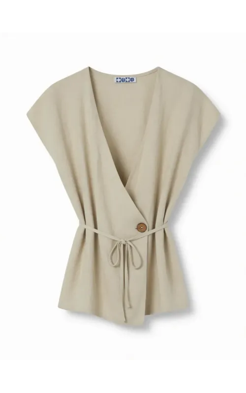 Chaleco Renatta Beige