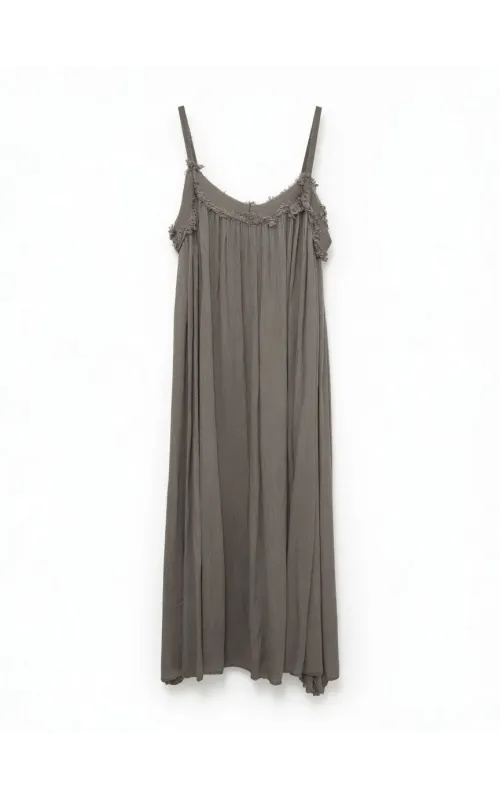 Vestido Genno Taupe
